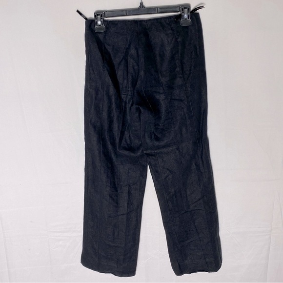 Bandolera Adds Black Linen High Rise Wide Leg Pants 4 (UK8) - Picture 14 of 15